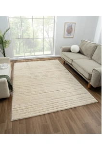Serenade Beige Striped Rug