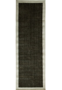 Storm Plain Border Flatweave Rug