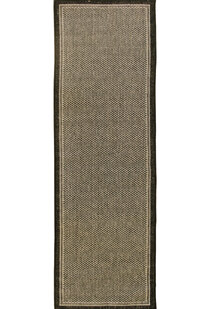 Storm Plain Border Flatweave Rug