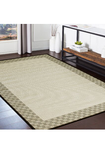 Storm Flatweave Border Rug