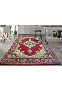 Sydney Red Classic Medallion Rug