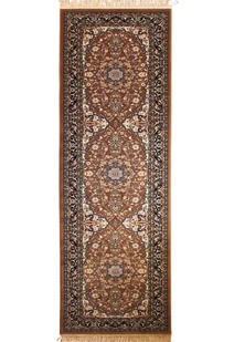 Tapis Brown Classic Medallion Rug