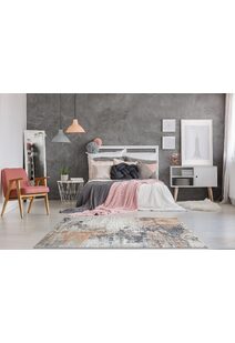 Vivid Modern Abstract Rug