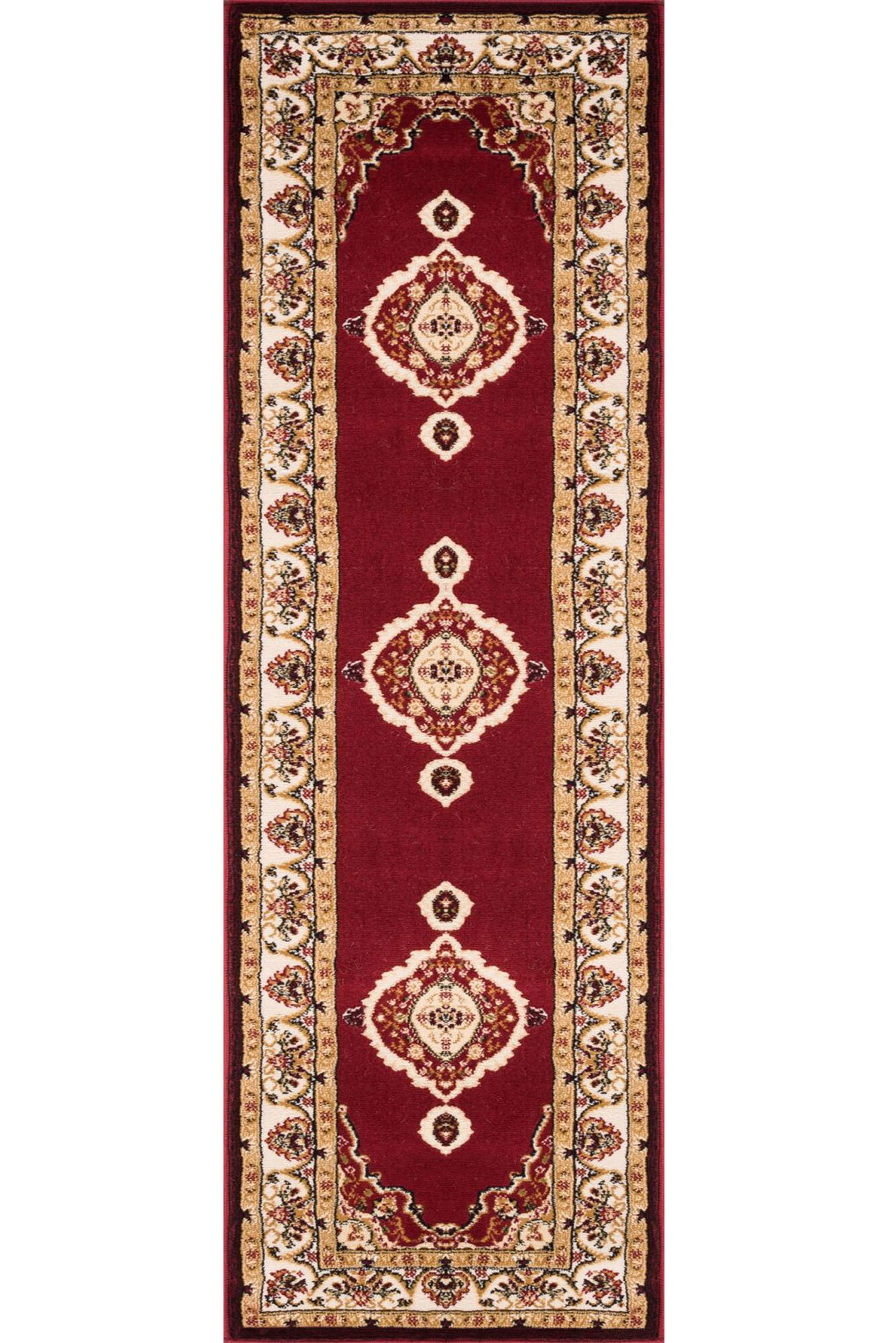 Atlanta Red Classic Medallion Rug