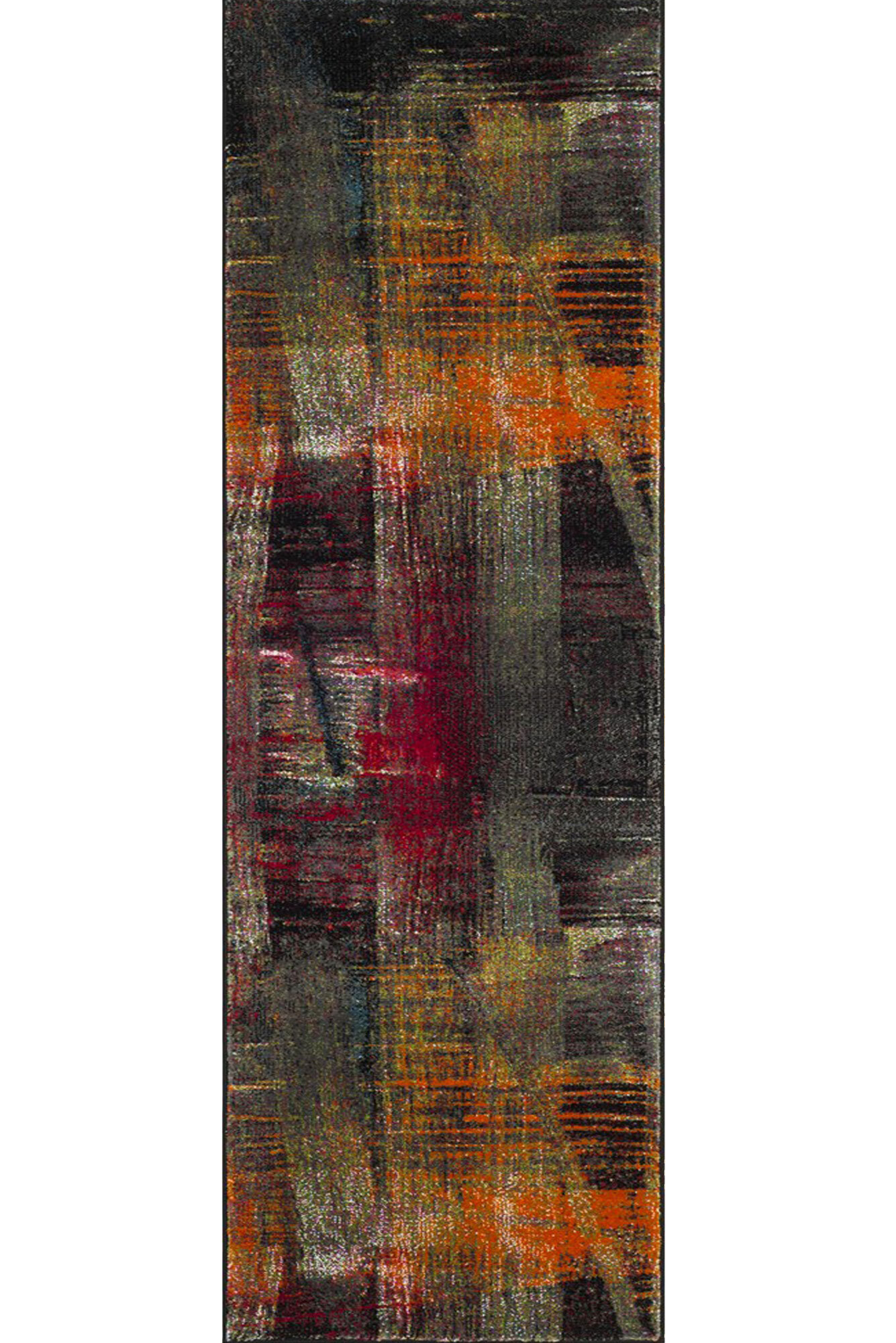 Adobe  Modern Brush Stroke Rug