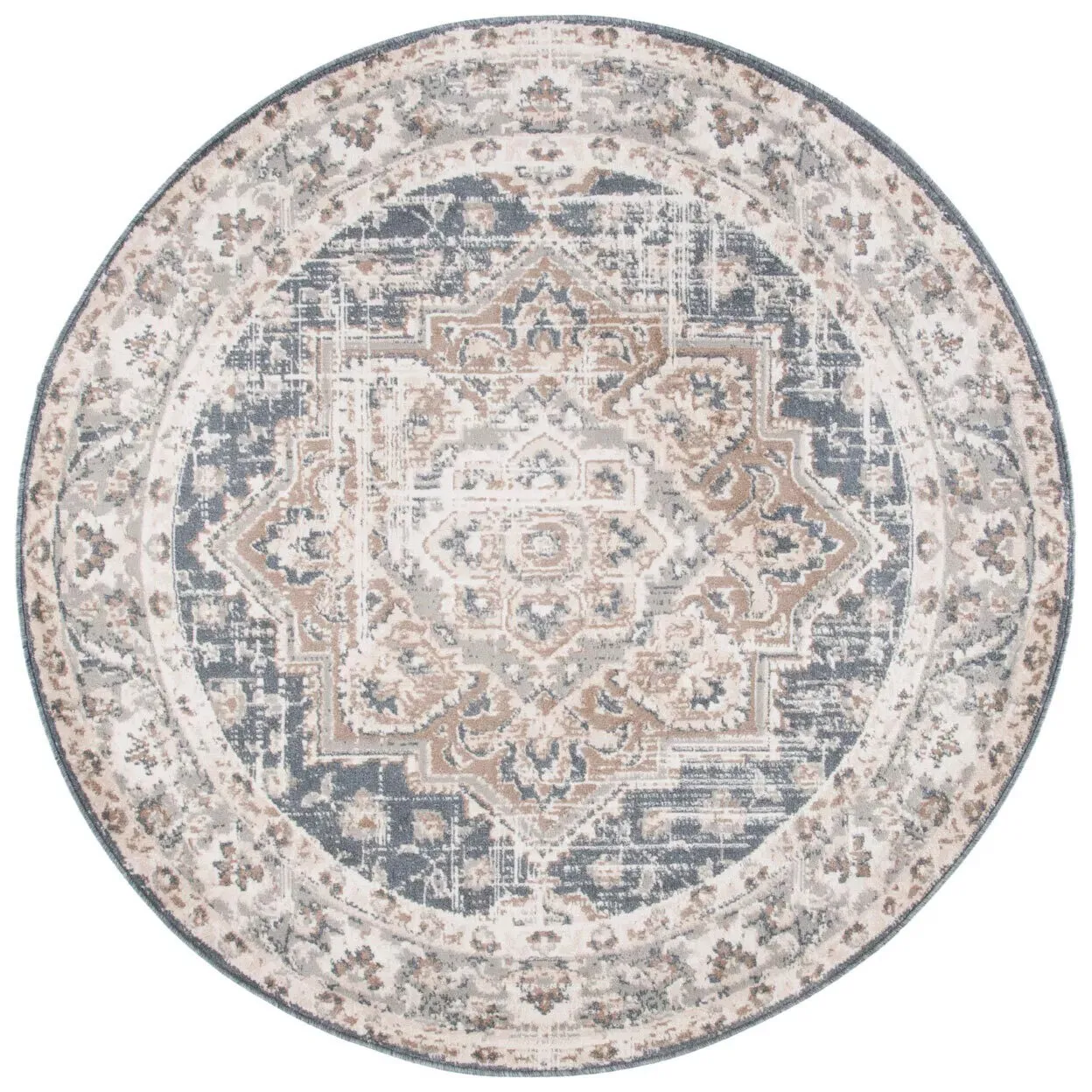 Large View Alfa Traditional Medallion Rug