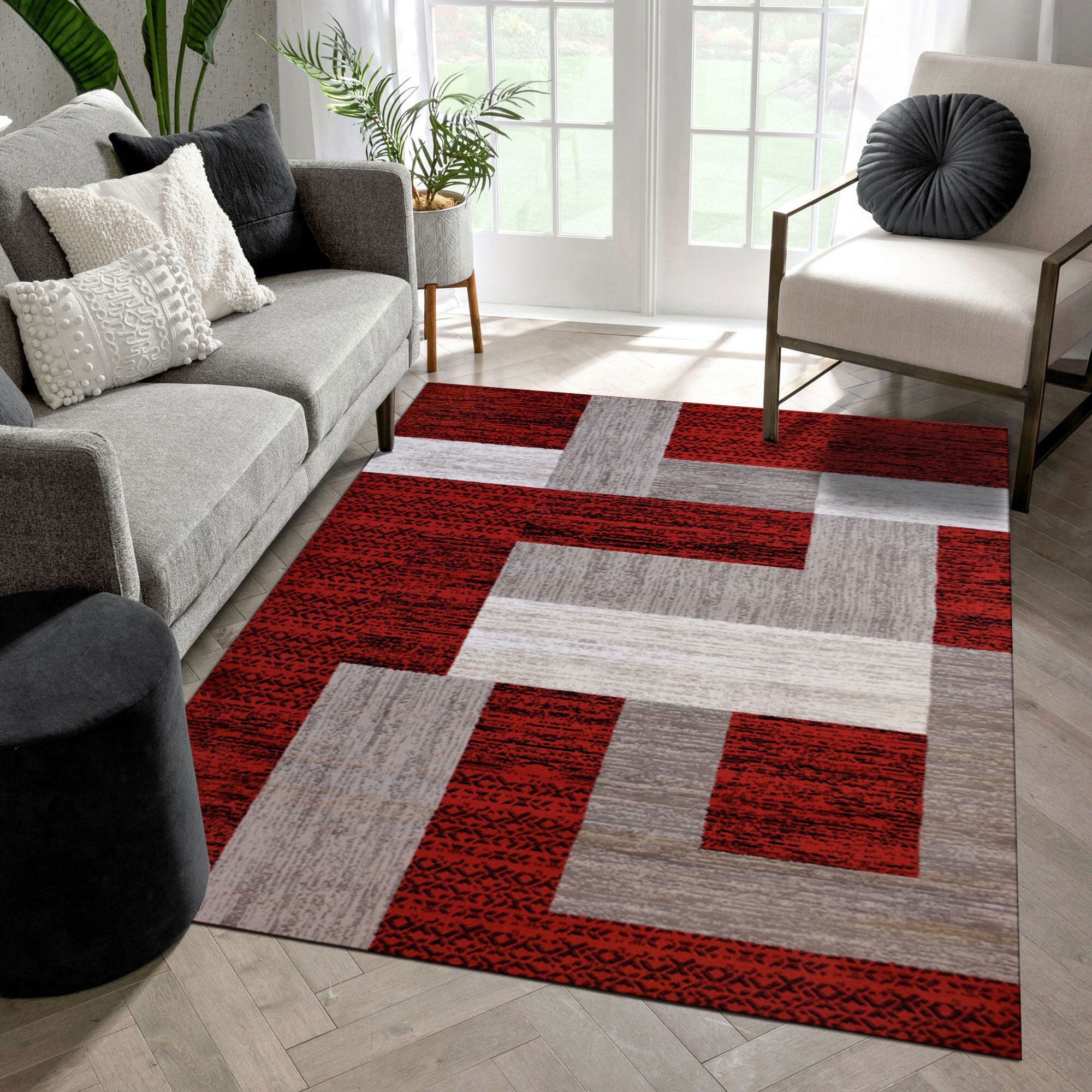 Large View Americo Modern Geometric Rug