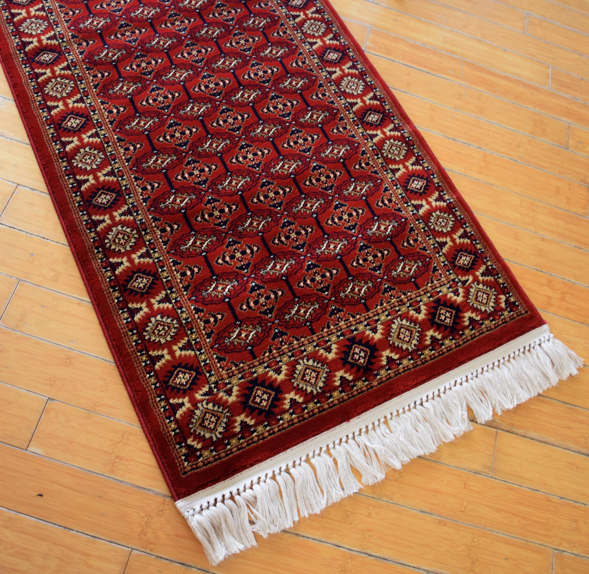 Red Traditional Afghan Rug