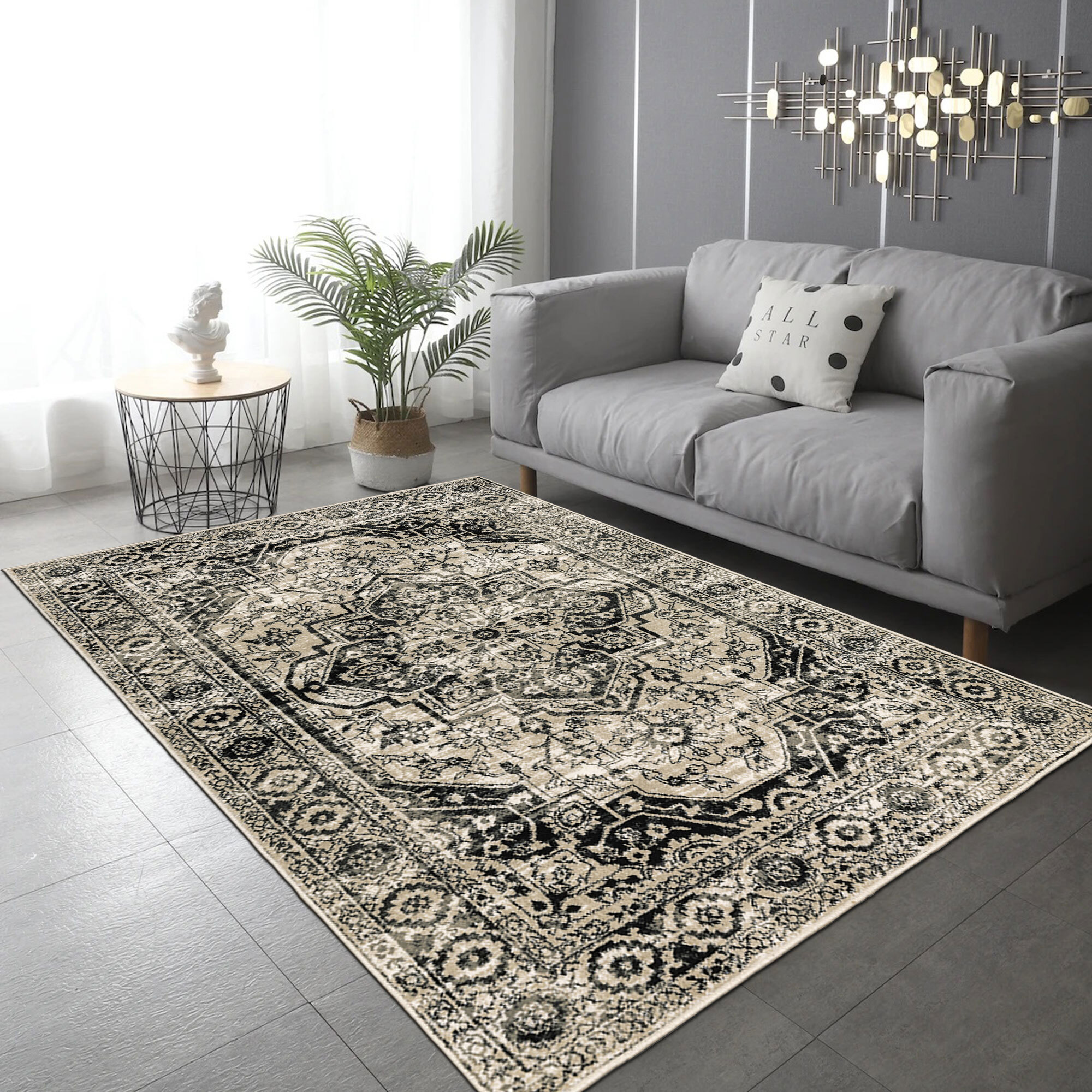 Large View Adel Traditional Medallion Rug