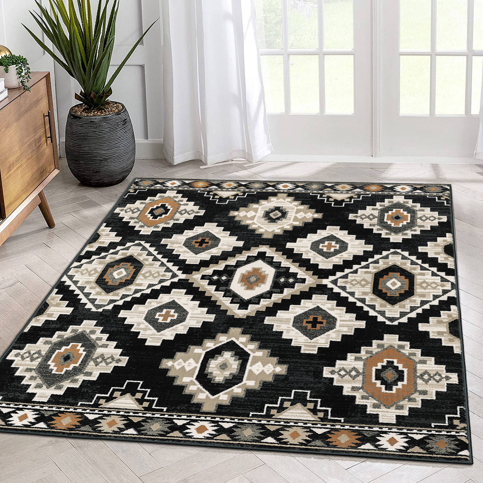 Adel Geometric Contemporary Rug