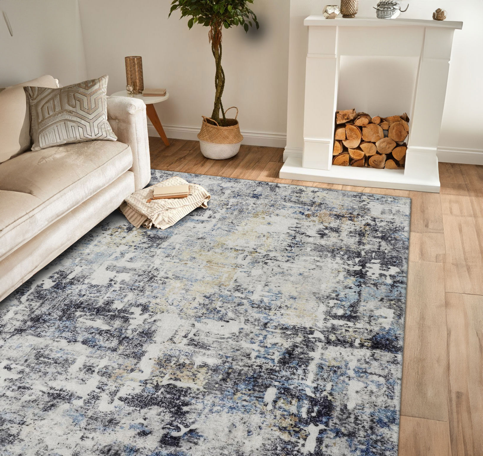 Large View Cato Contemporary Abstract Rug
