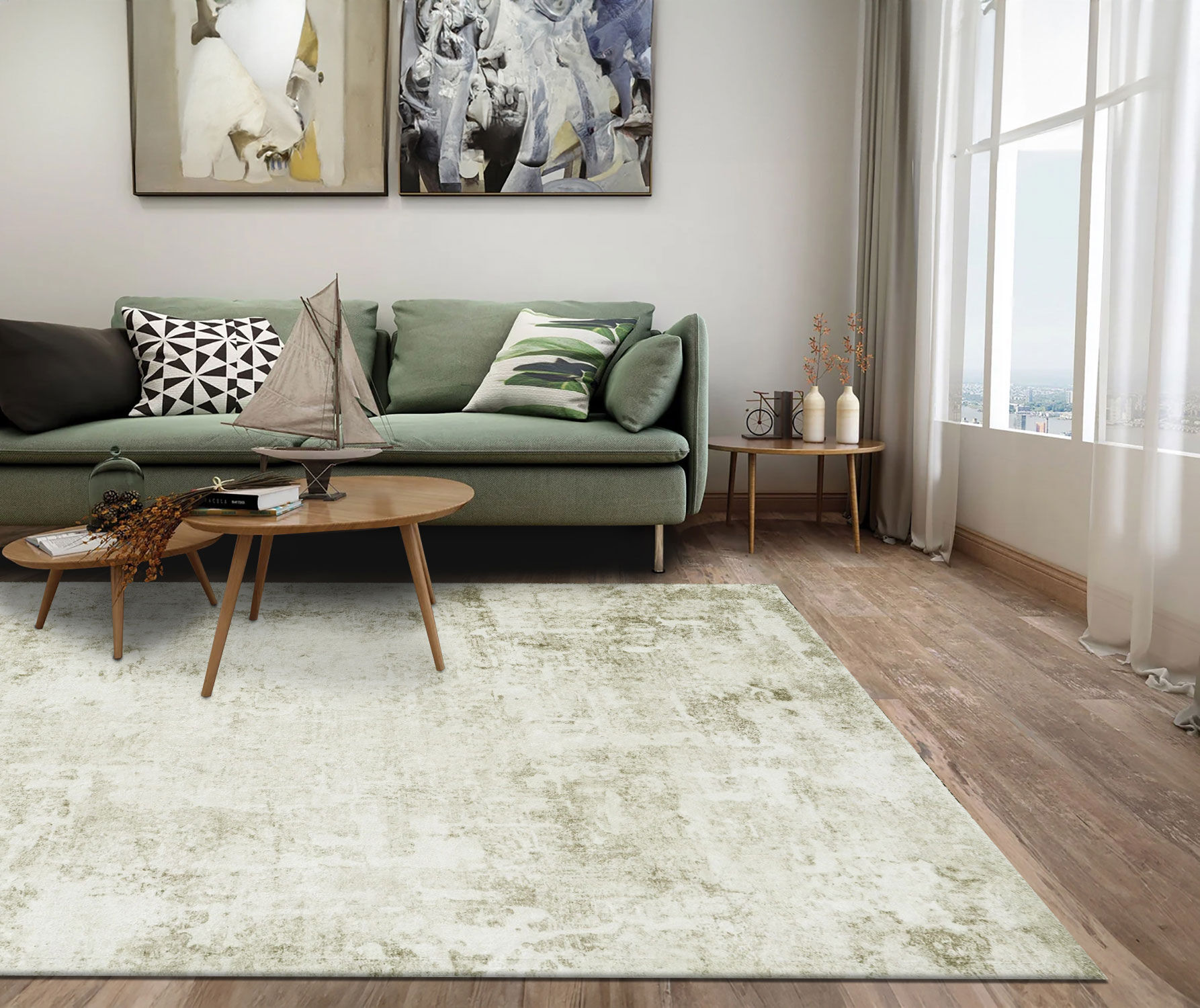 Large View Cato Contemporary Abstract Rug