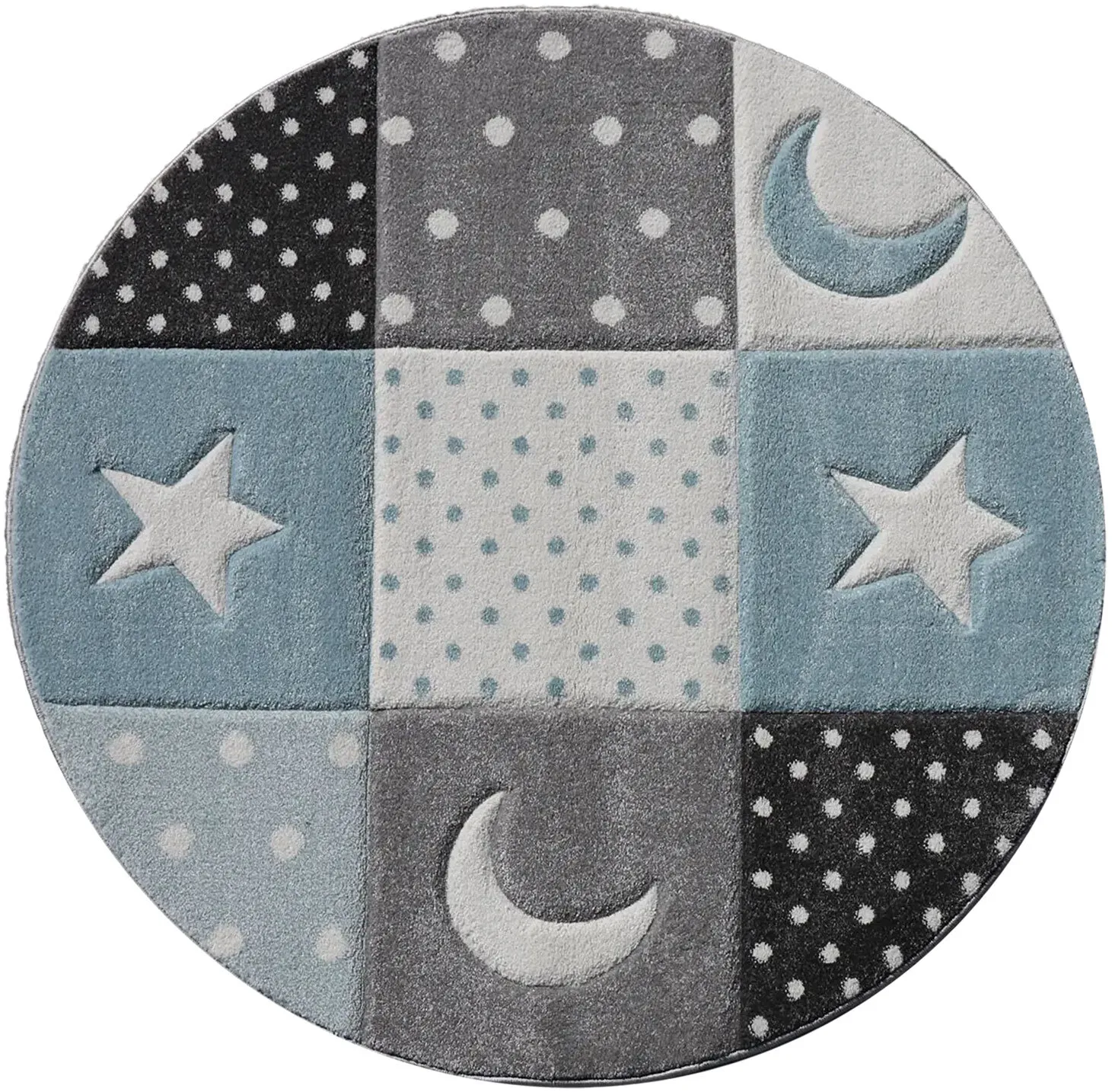 Charlie Moon & Stars Kids Rug