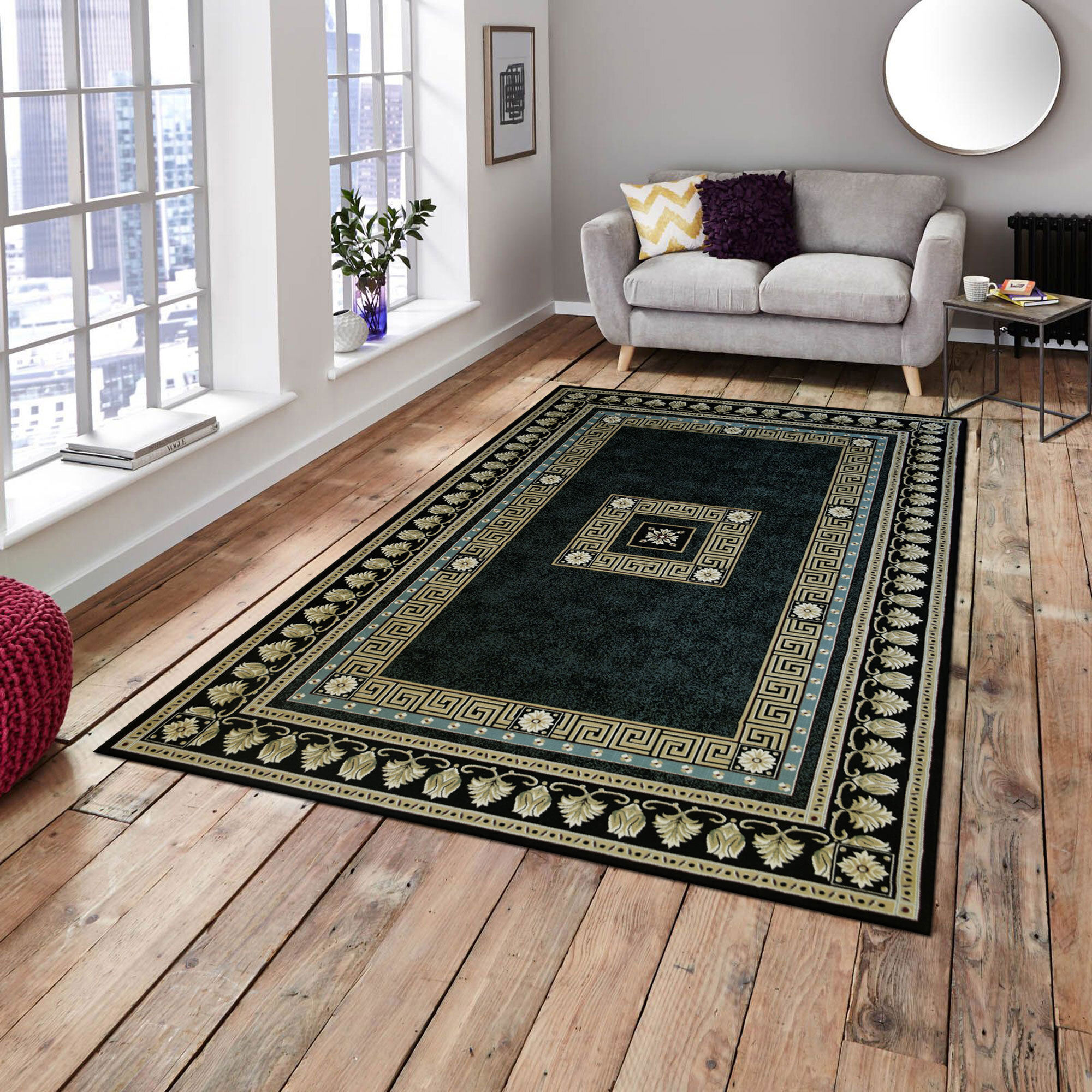 Large View Cain Transitional Medallion Rug