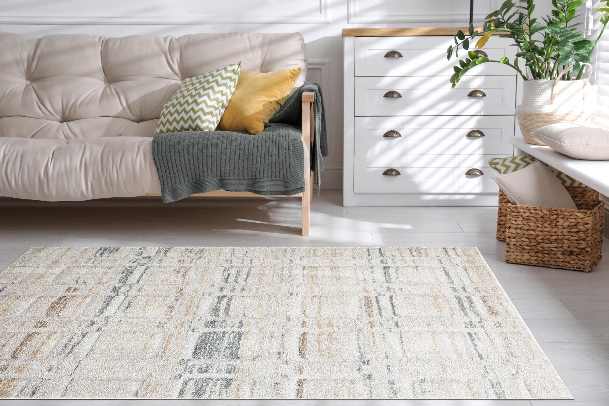 Large View Cremona Modern Carved Rug