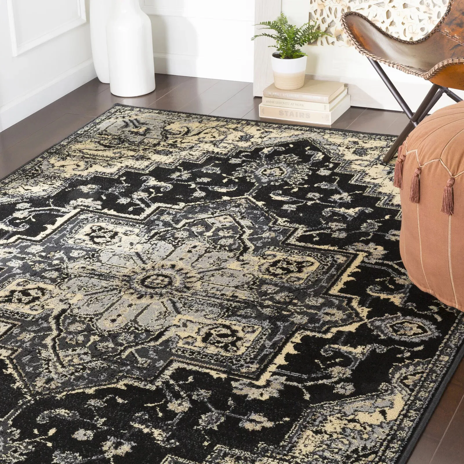 Large View Empire Traditional Medallion Rug