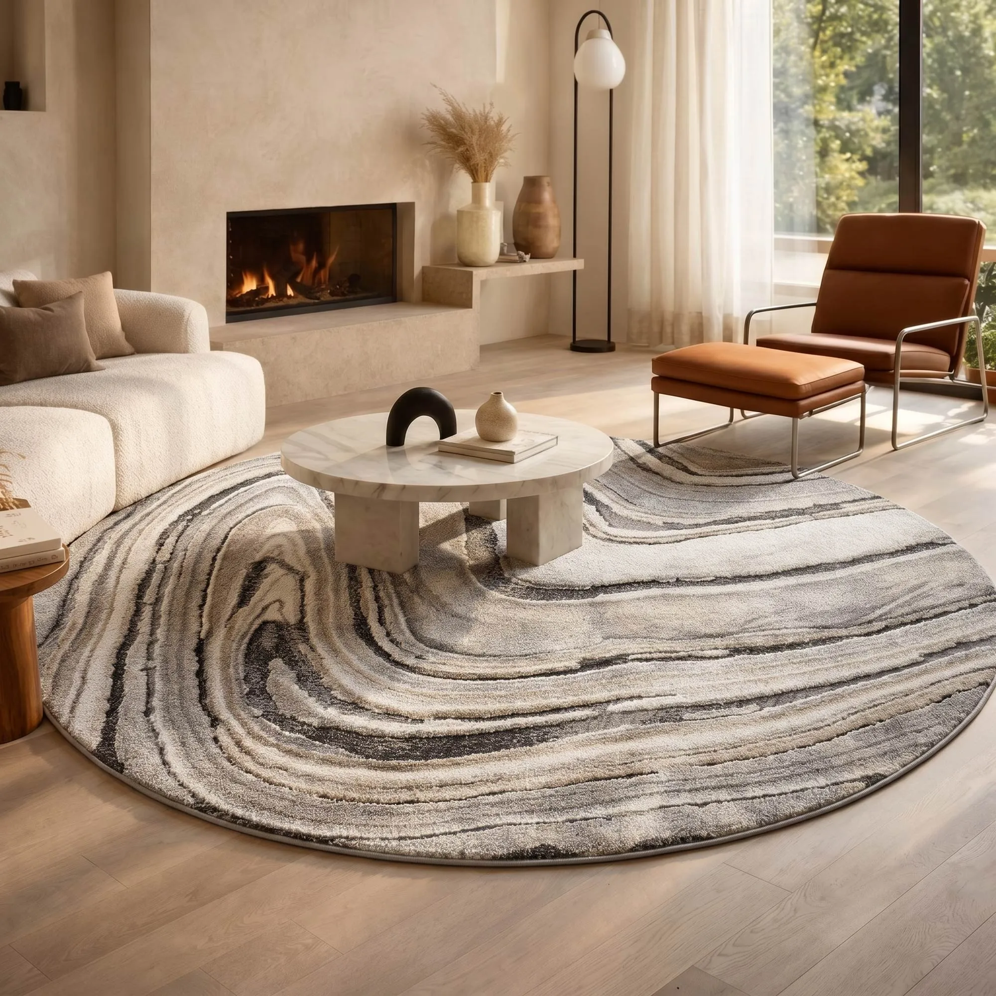 Foundation Modern Marble Rug