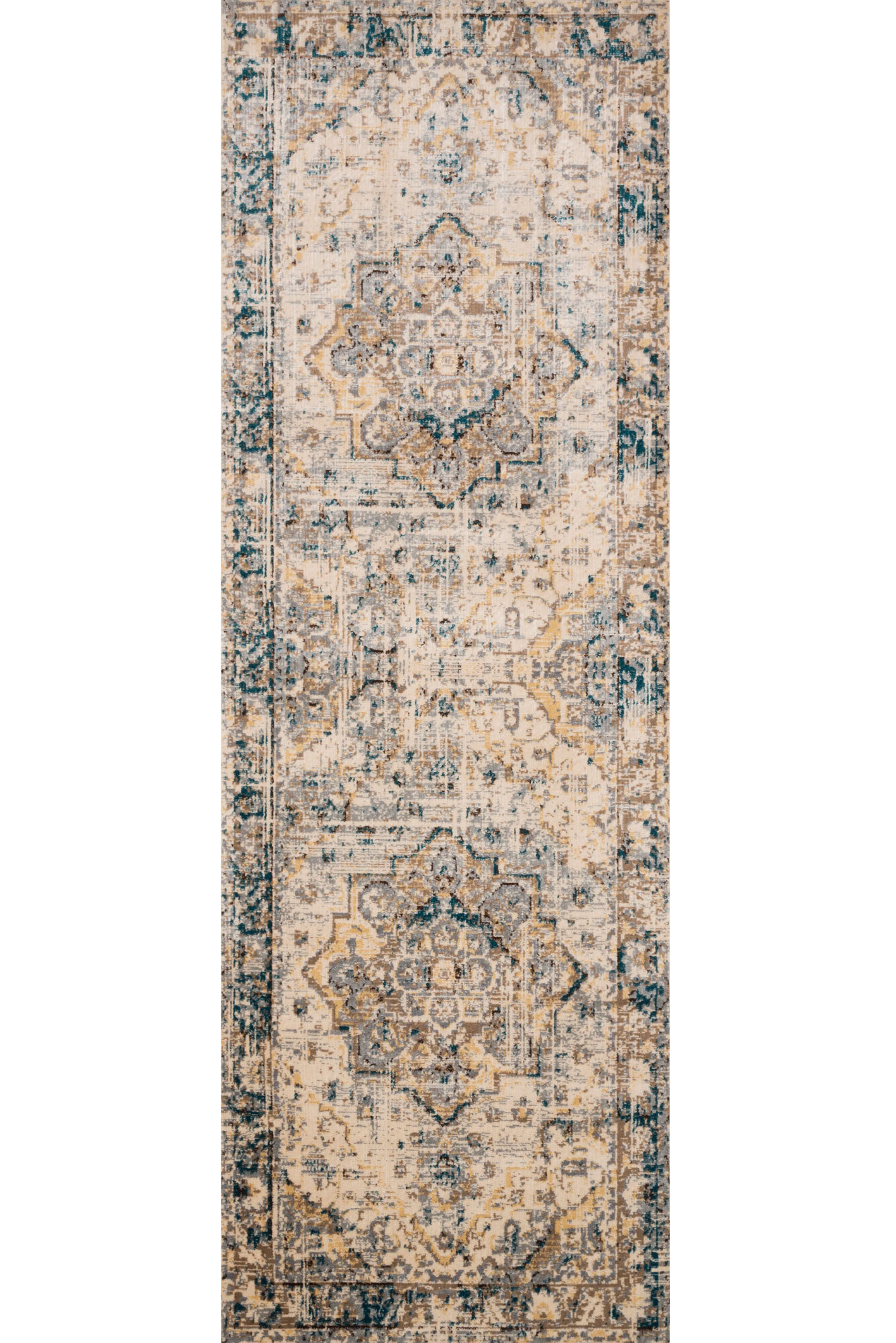 Large View Fred Traditional Medallion Rug