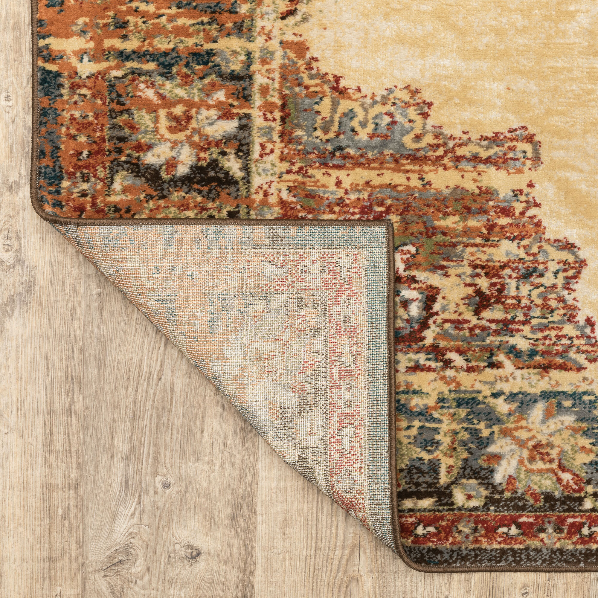 Large View Fred Traditional Medallion Rug