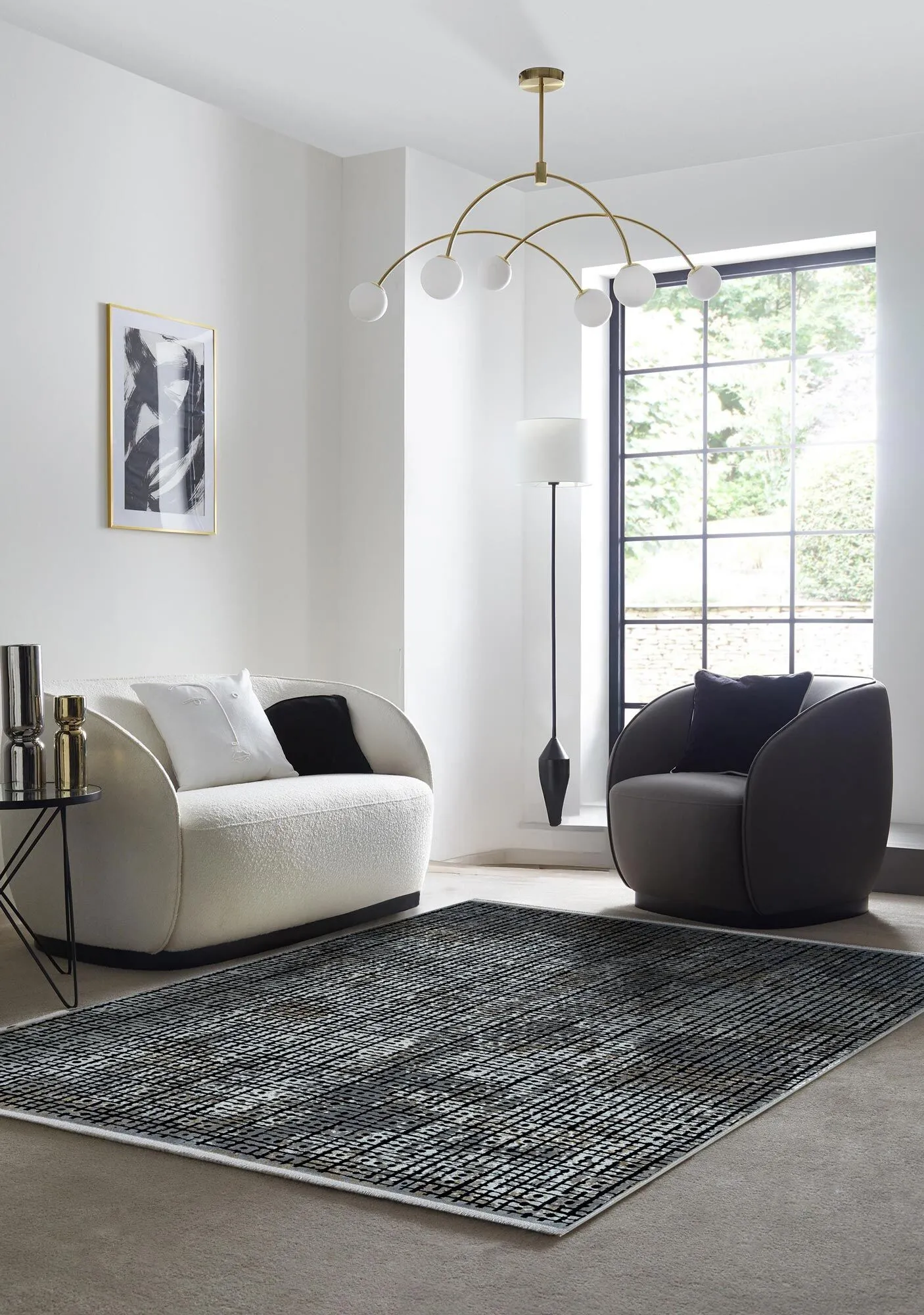 Large View Galaxy Contemporary Rug