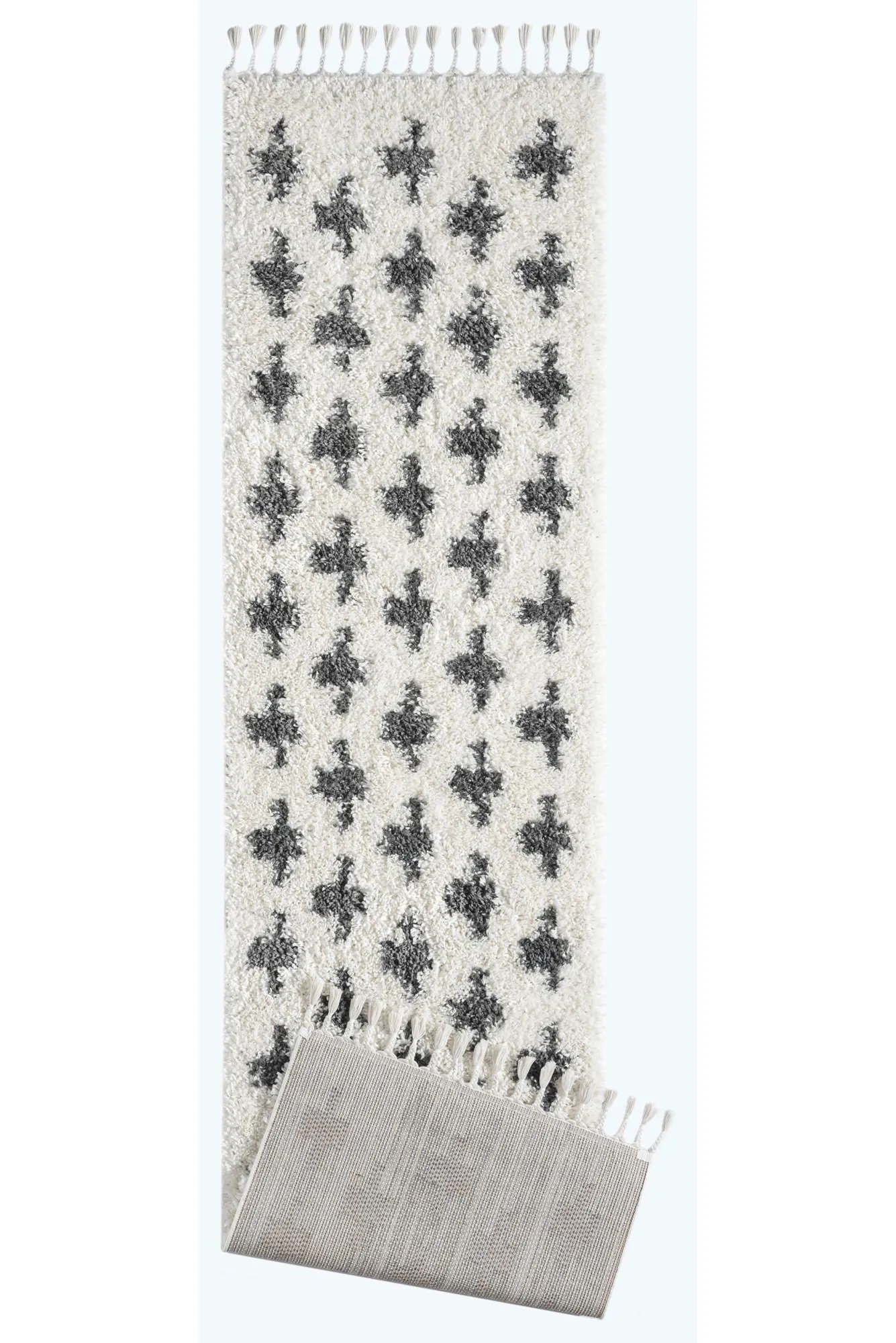 Joey Moroccan Cross Pattern Rug