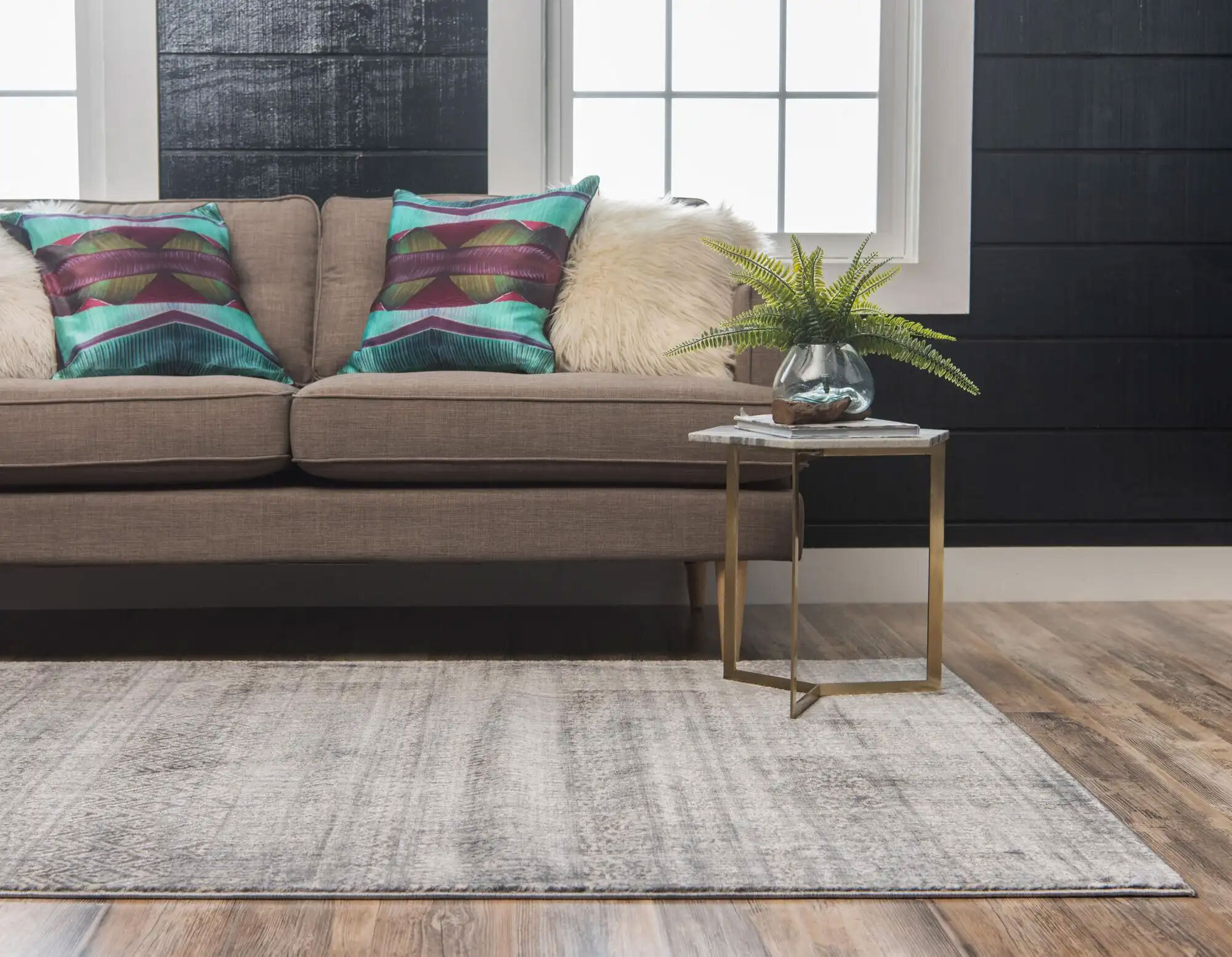 Lisa Geometric Transitional Rug