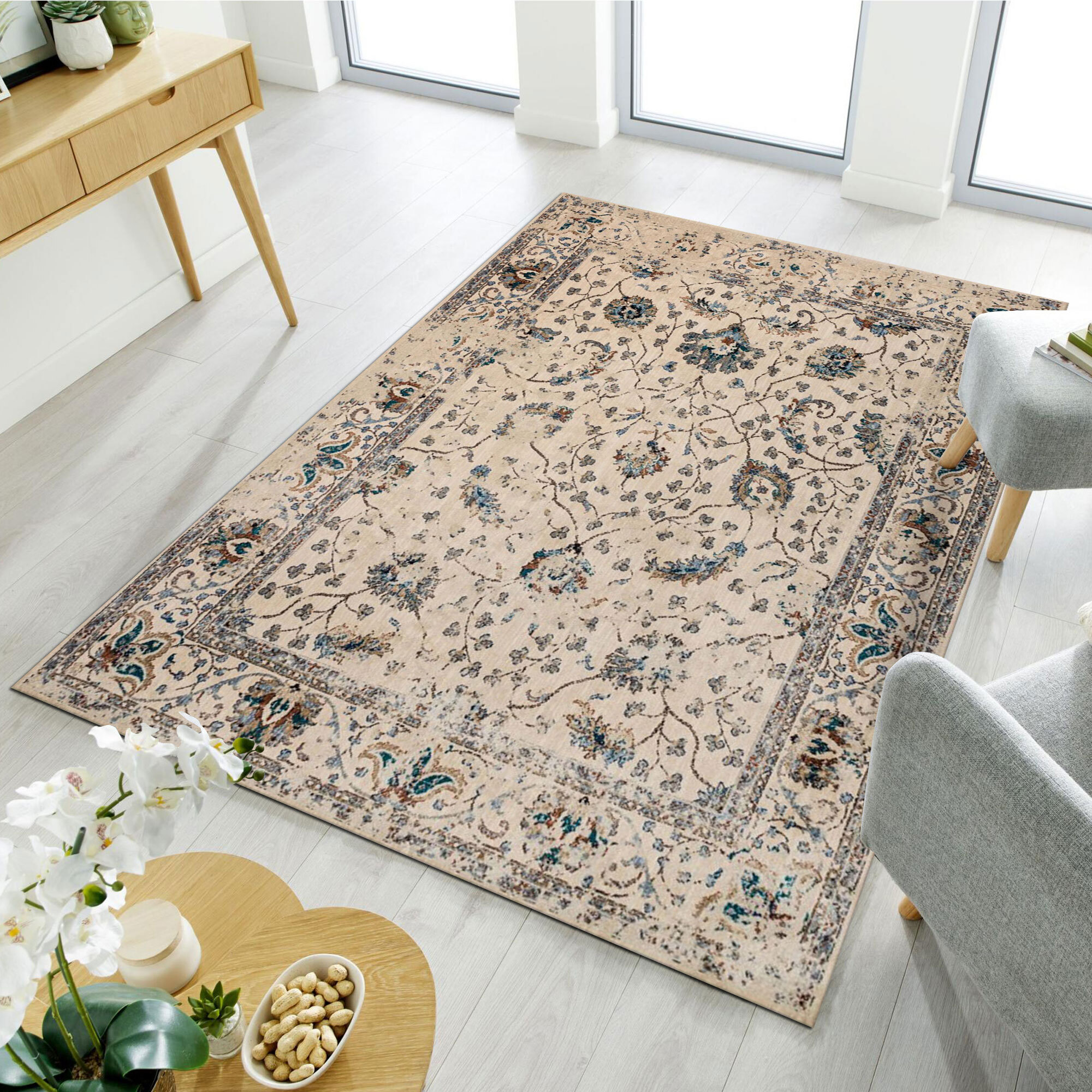 Melanie Tan Overdyed Floral Rug