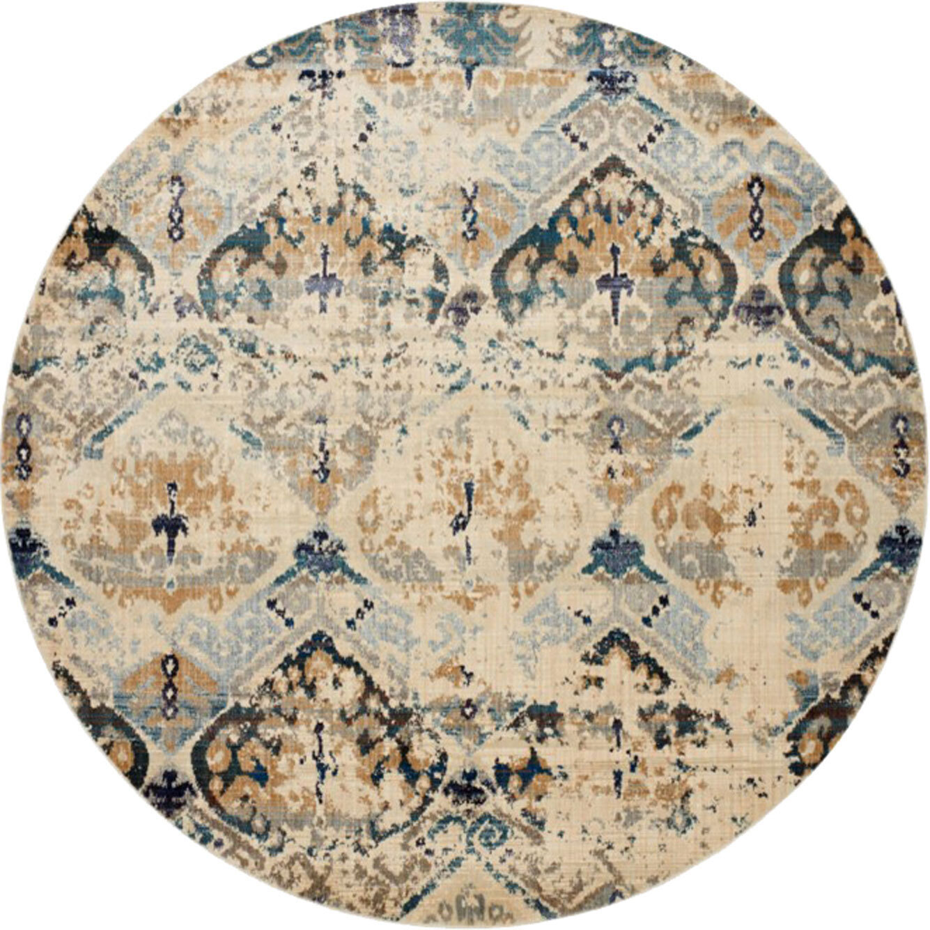 Large View Melanie Overdyed Beige Rug