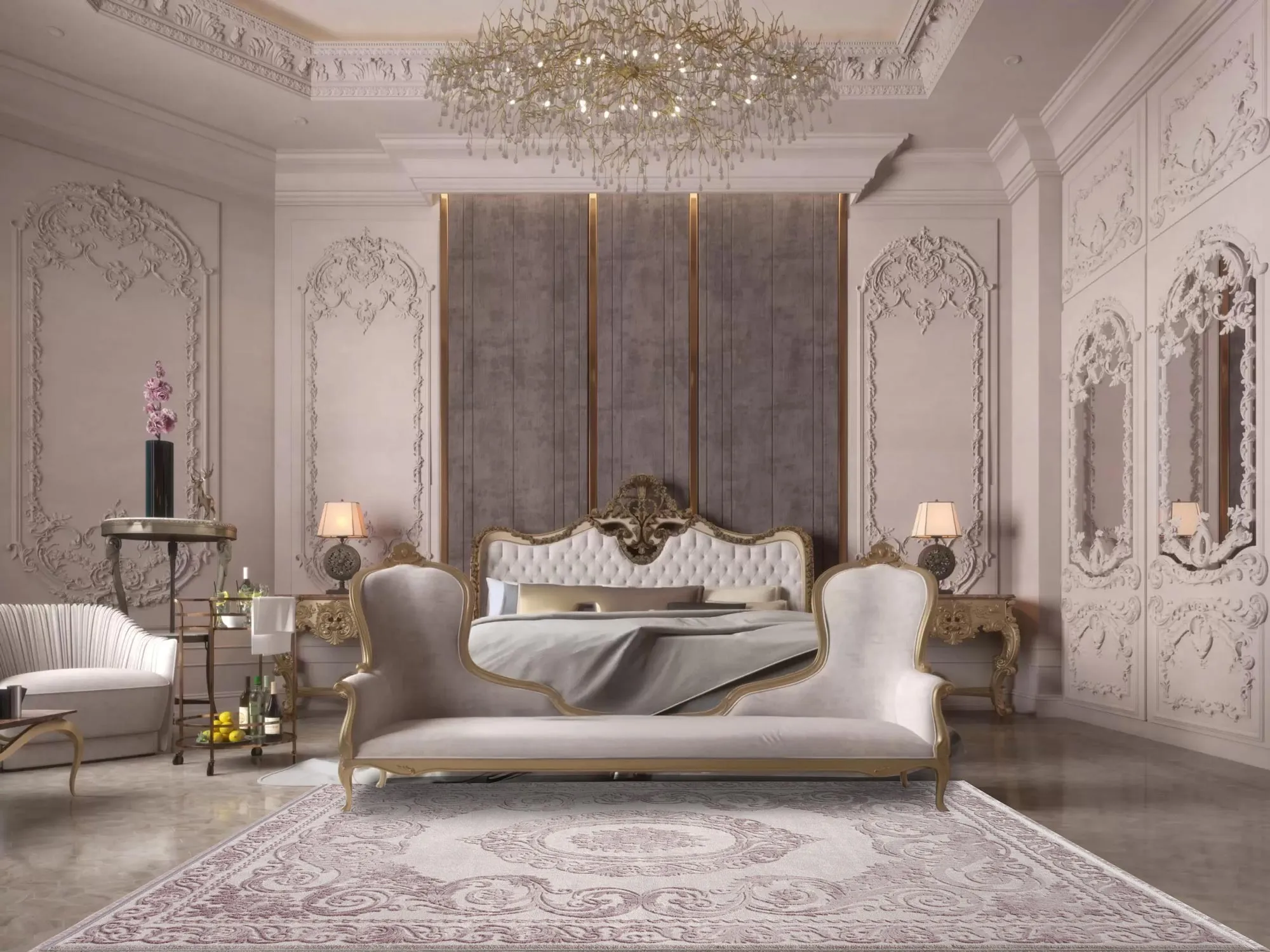 Large View Mademoiselle Aubusson Rug