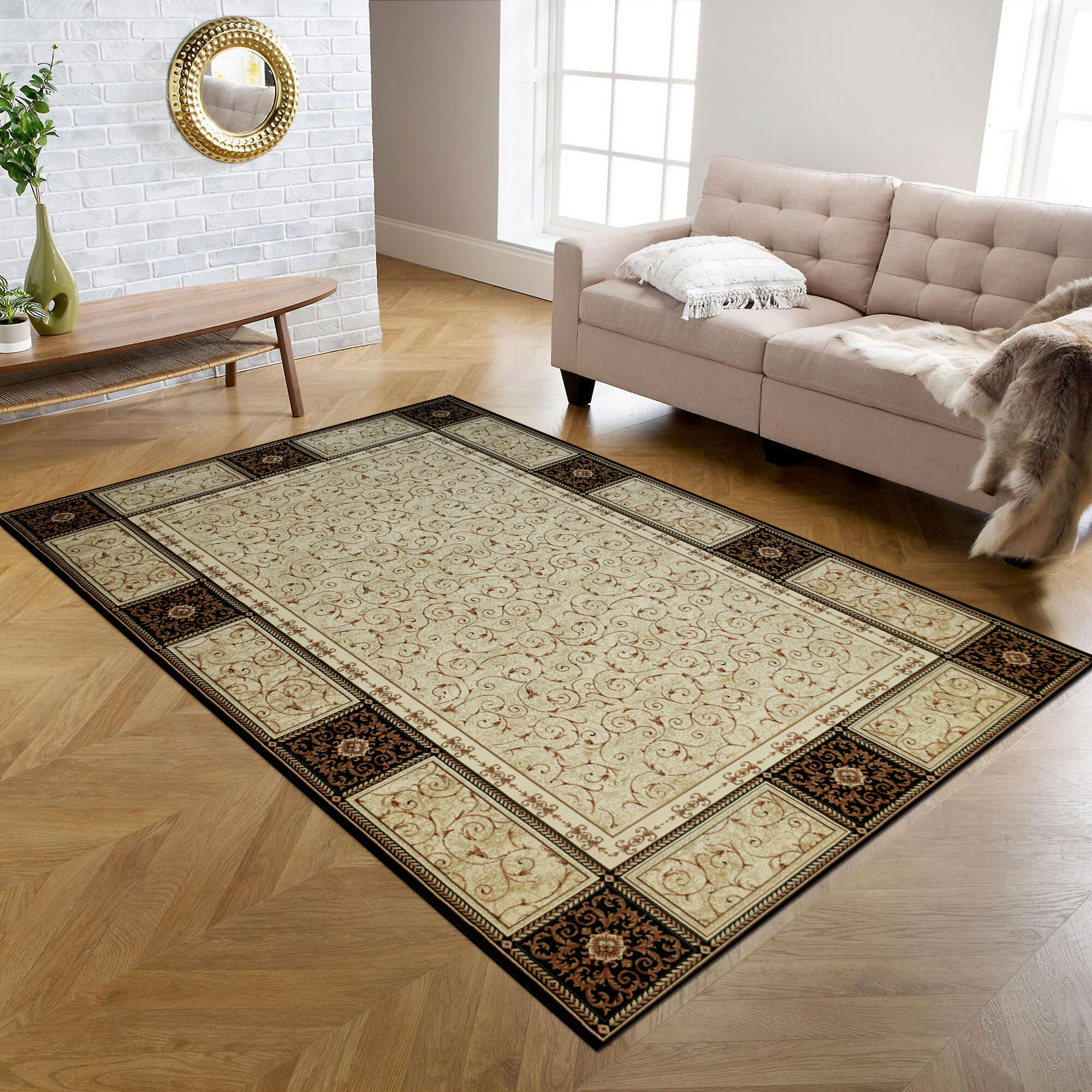 Large View Mercin Traditional Rug