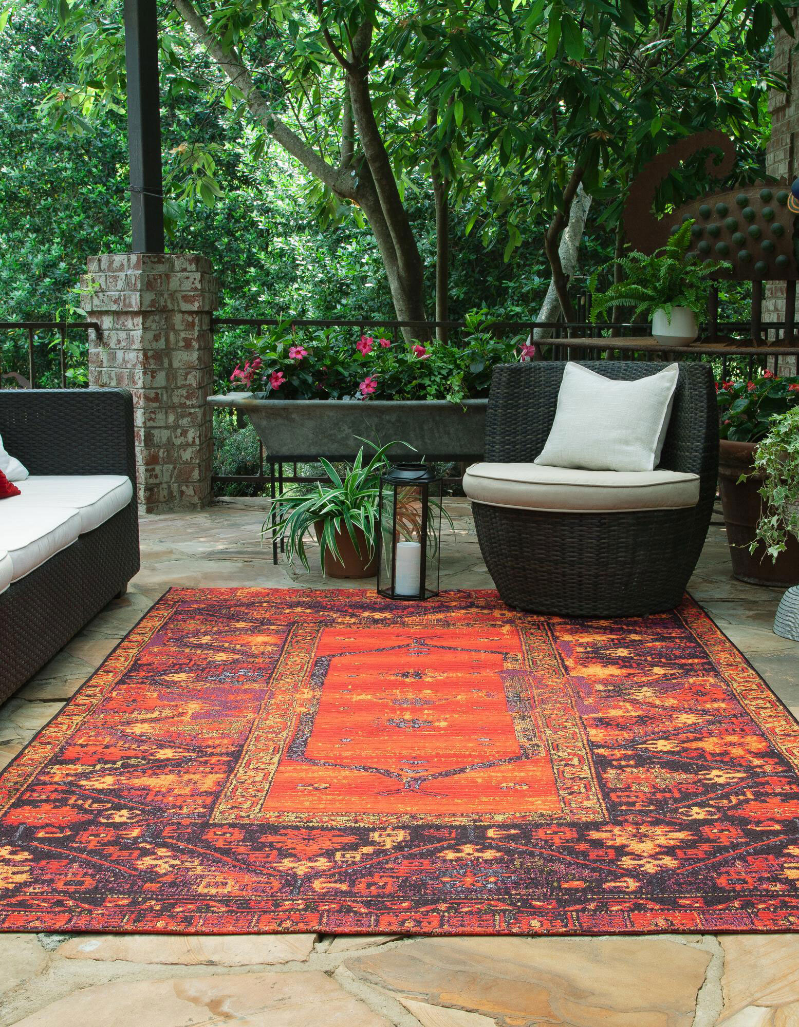 Marly Outdoor Medallion Rug
