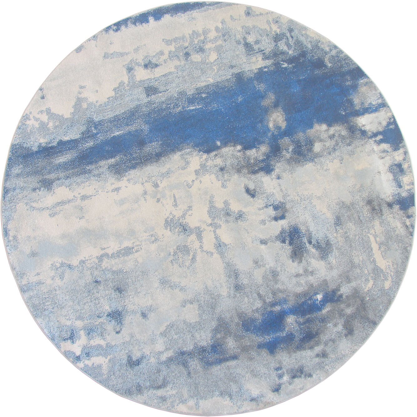 Messi Blue Abstract Monet Rug