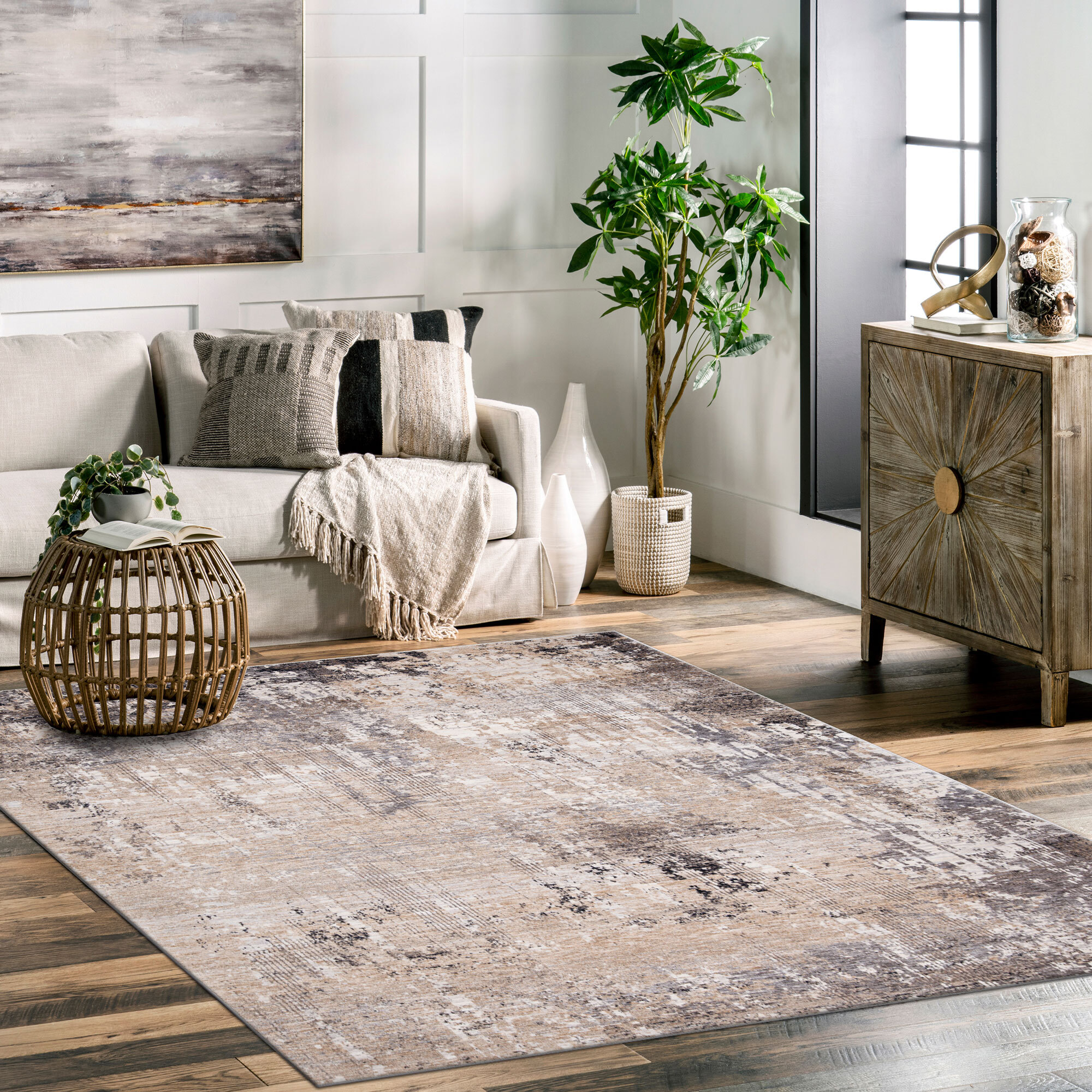 Large View Nadia Contemporary Abstract Rug