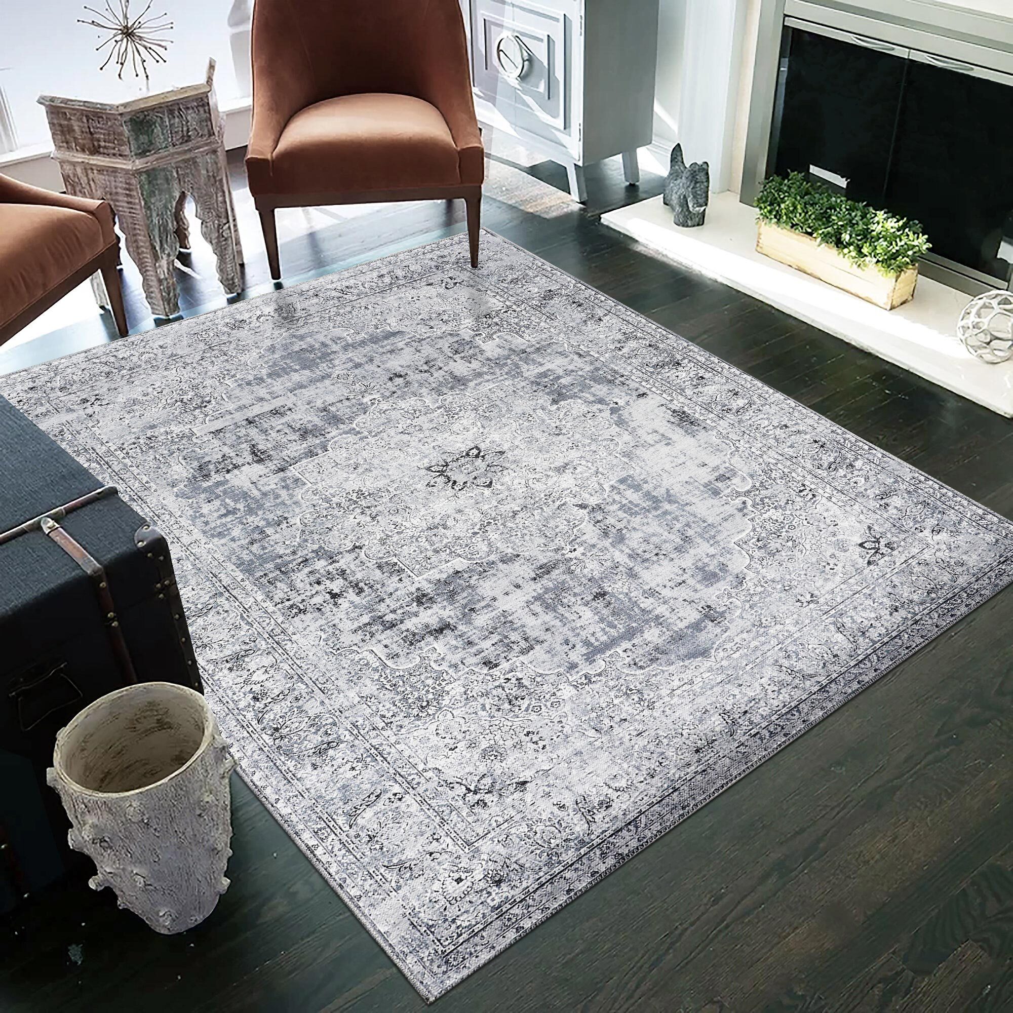 Large View Noble Traditional Medallion Rug