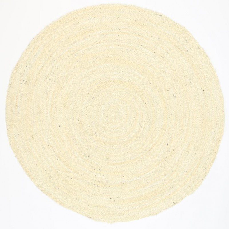 Oscar Bleach Handwoven Jute Rug