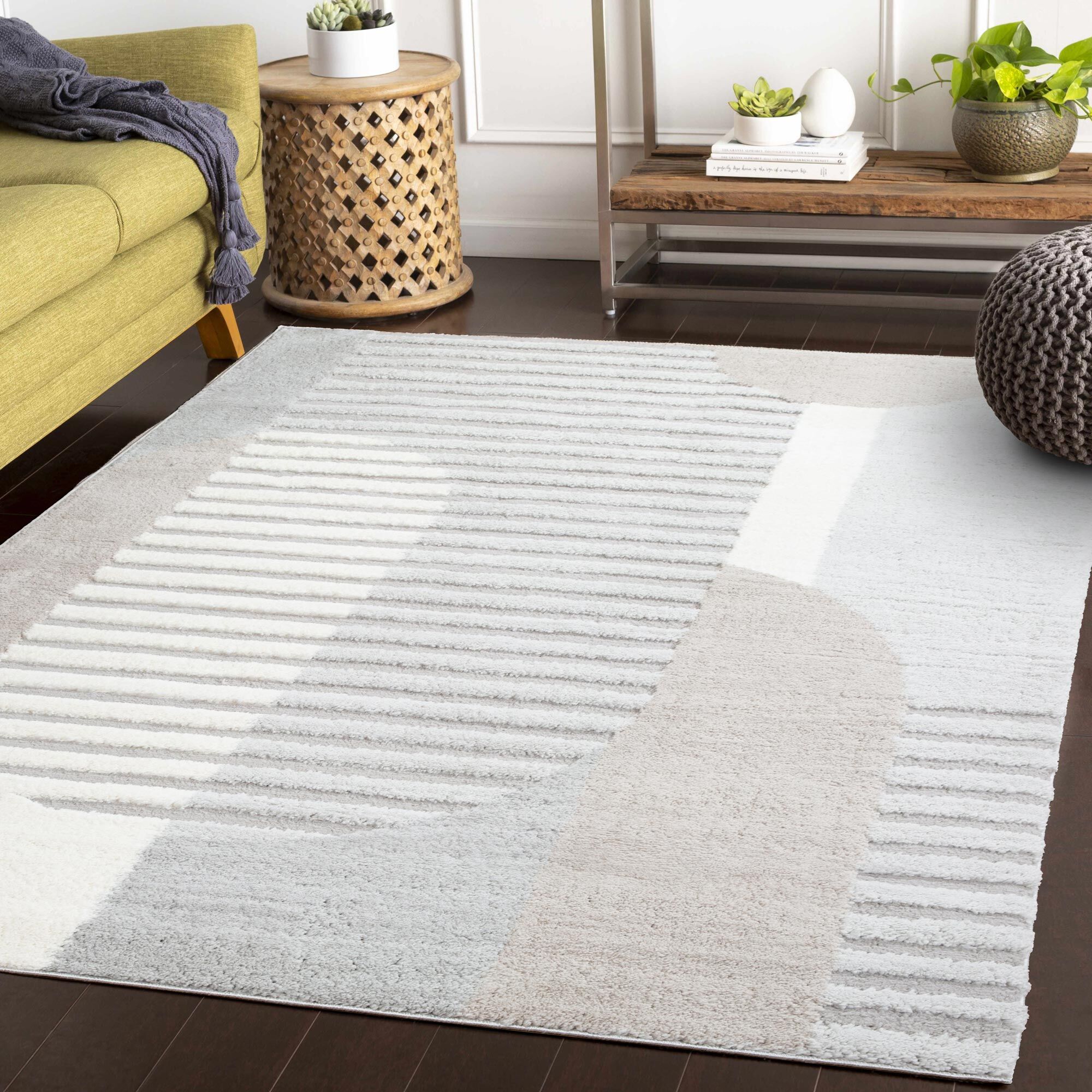 Large View Oscar Soft Geometric Rug
