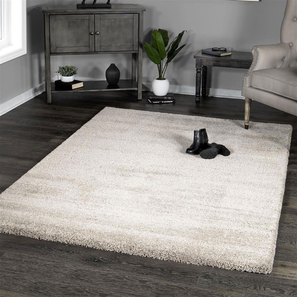 Posh Modern Beige Plain Rug