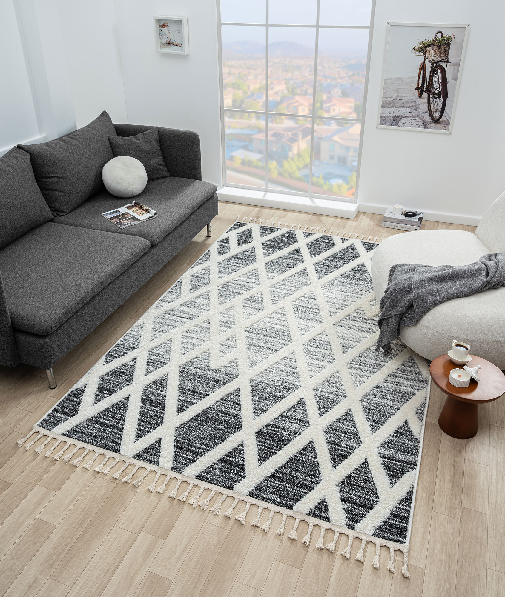 Large View Serenade Moroccan Trellis Rug