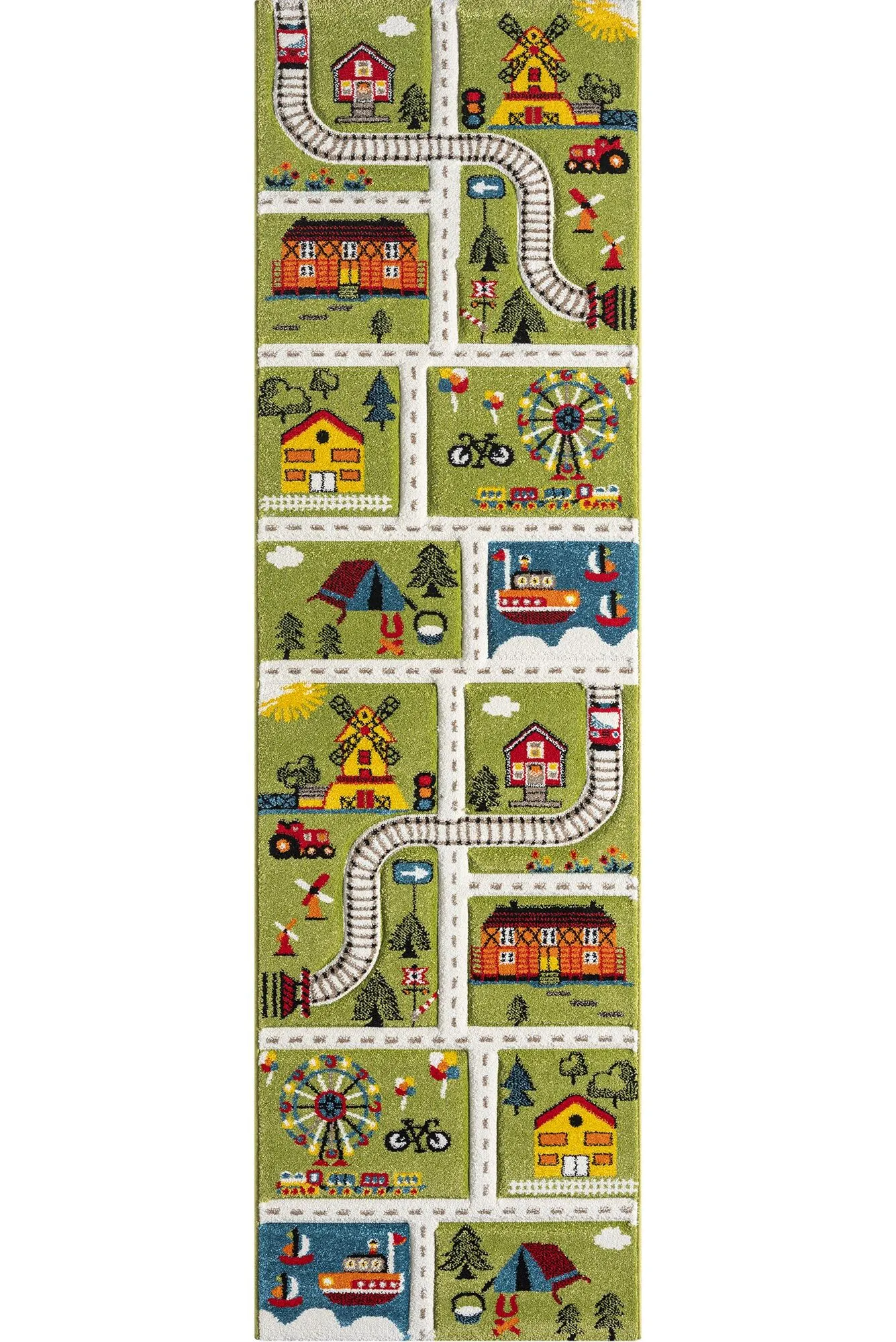 Speedy Kids Town Road Rug