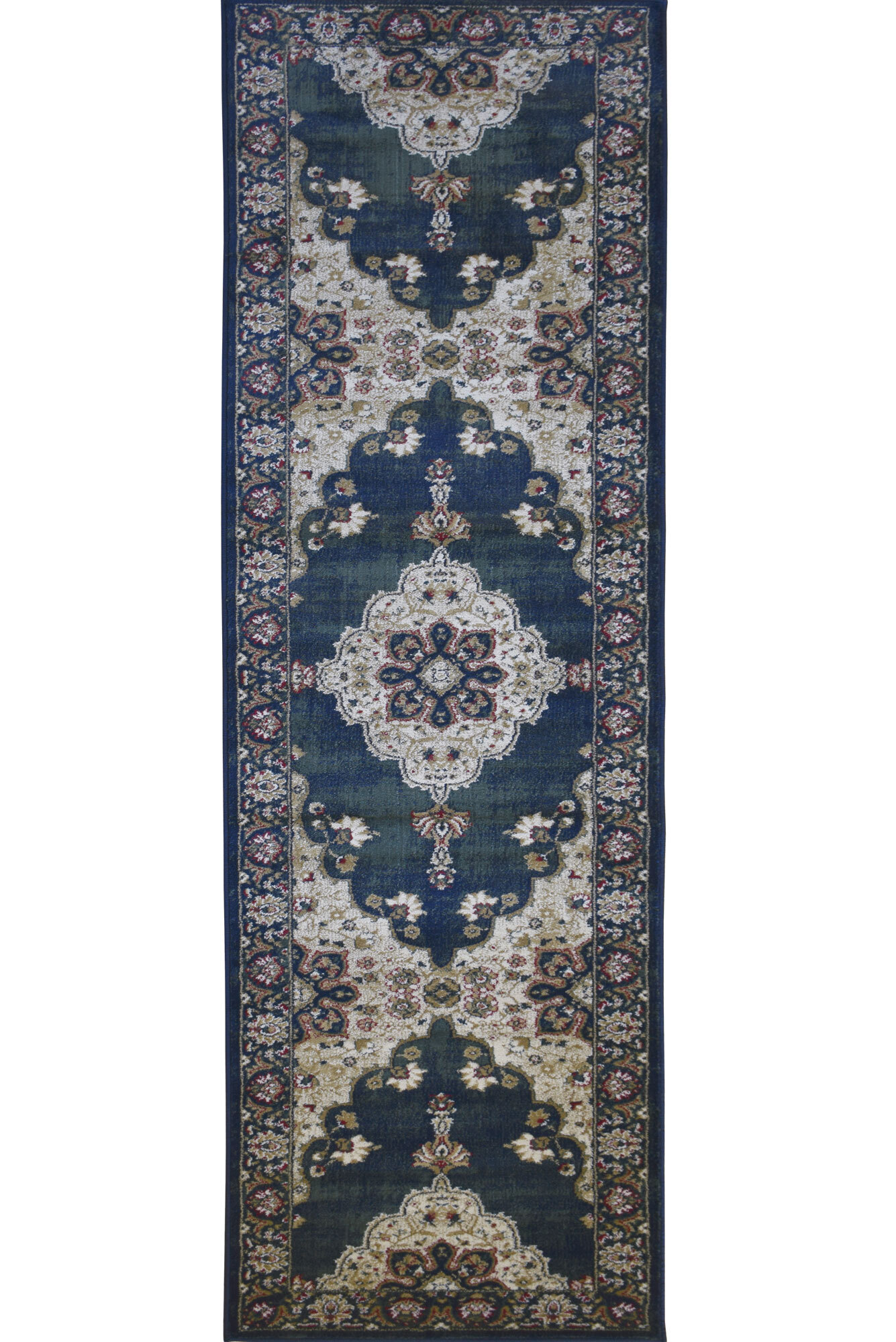 Large View Sydney Blue Classic Medallion Rug