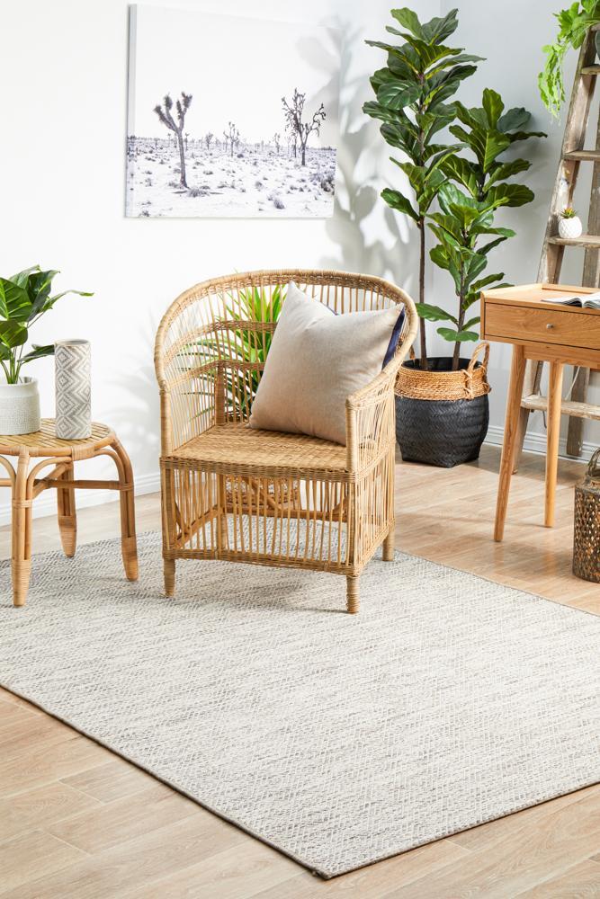 Terry Geometric Outdoor Rug