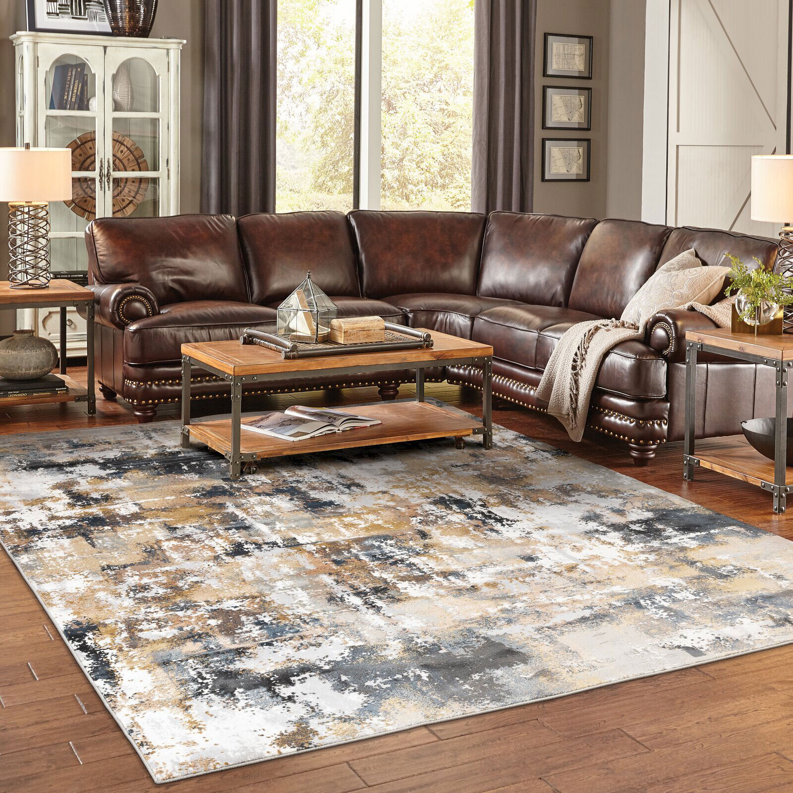 Large View Valentino Contemporary Rug