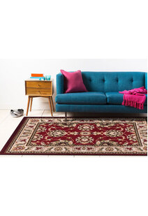 Atlanta Red Traditional Floral Rug