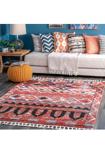 Amara Tribal Moroccan Tassel Rug