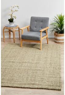Agra Tan Hand Loomed Jute Rug
