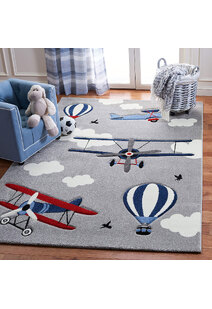 Charlie Biplane / Airplane Kids Rug