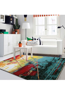 Ellen Multi Coloured Modern Rug