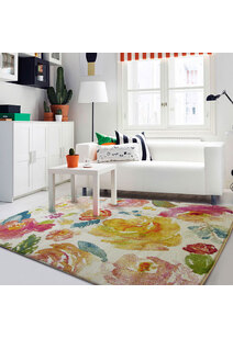 Ellen Watercolor Floral Rug