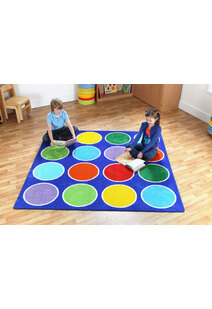 Kids Square Placement Rug