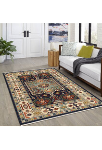Leah Classic Medallion Wool Rug